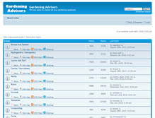 Tablet Screenshot of gardeningadvisors.com